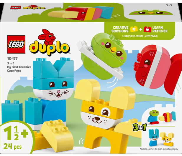 LEGO DUPLO 10477 Kreatywne zwierzaki 3 w 1 - 1473400 - zdjęcie